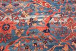 Beautiful Blue Abrash Antique Persian Sultanabad Carpet by Nazmiyal Antique Oriental Rugs