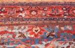 Beautiful Blue Abrash Antique Persian Sultanabad Carpet by Nazmiyal Antique Oriental Rugs