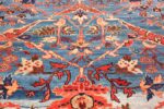 Beautiful Blue Abrash Antique Persian Sultanabad Carpet by Nazmiyal Antique Oriental Rugs