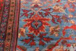 Beautiful Blue Abrash Antique Persian Sultanabad Carpet by Nazmiyal Antique Oriental Rugs
