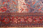 Beautiful Blue Abrash Antique Persian Sultanabad Carpet by Nazmiyal Antique Oriental Rugs