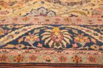 antique persian sickle leaf tabriz rug 47362 pink Nazmiyal