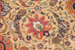 antique persian sickle leaf tabriz rug 47362 red Nazmiyal