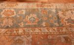 antique turkish oushak rug 47422 border Nazmiyal