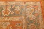 antique turkish oushak rug 47422 corner Nazmiyal