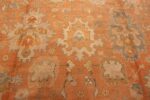 antique turkish oushak rug 47422 field Nazmiyal