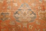 antique turkish oushak rug 47422 green Nazmiyal
