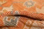antique turkish oushak rug 47422 pile Nazmiyal