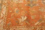 antique turkish oushak rug 47422 side Nazmiyal