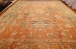 antique turkish oushak rug 47422 whole Nazmiyal