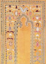 Antique Uzbek Prayer Embroidery Textile 47392 Detail/Large View