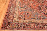 Corner Antique Persian Heriz rug 47297 by Nazmiyal