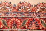ivory gallery size vintage persian mahal carpet 47298 design Nazmiyal