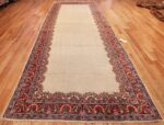ivory gallery size vintage persian mahal carpet 47298 whole Nazmiyal