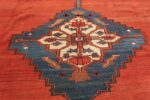 large geometric antique persian bakshaish carpet 47431 medallion Nazmiyal