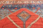 large geometric antique persian bakshaish carpet 47431 top Nazmiyal