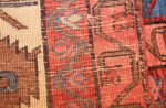 large geometric antique persian bakshaish carpet 47431 weave Nazmiyal