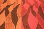 Vintage Swedish Double Sided Rug 47387 Fire Flame Nazmiyal
