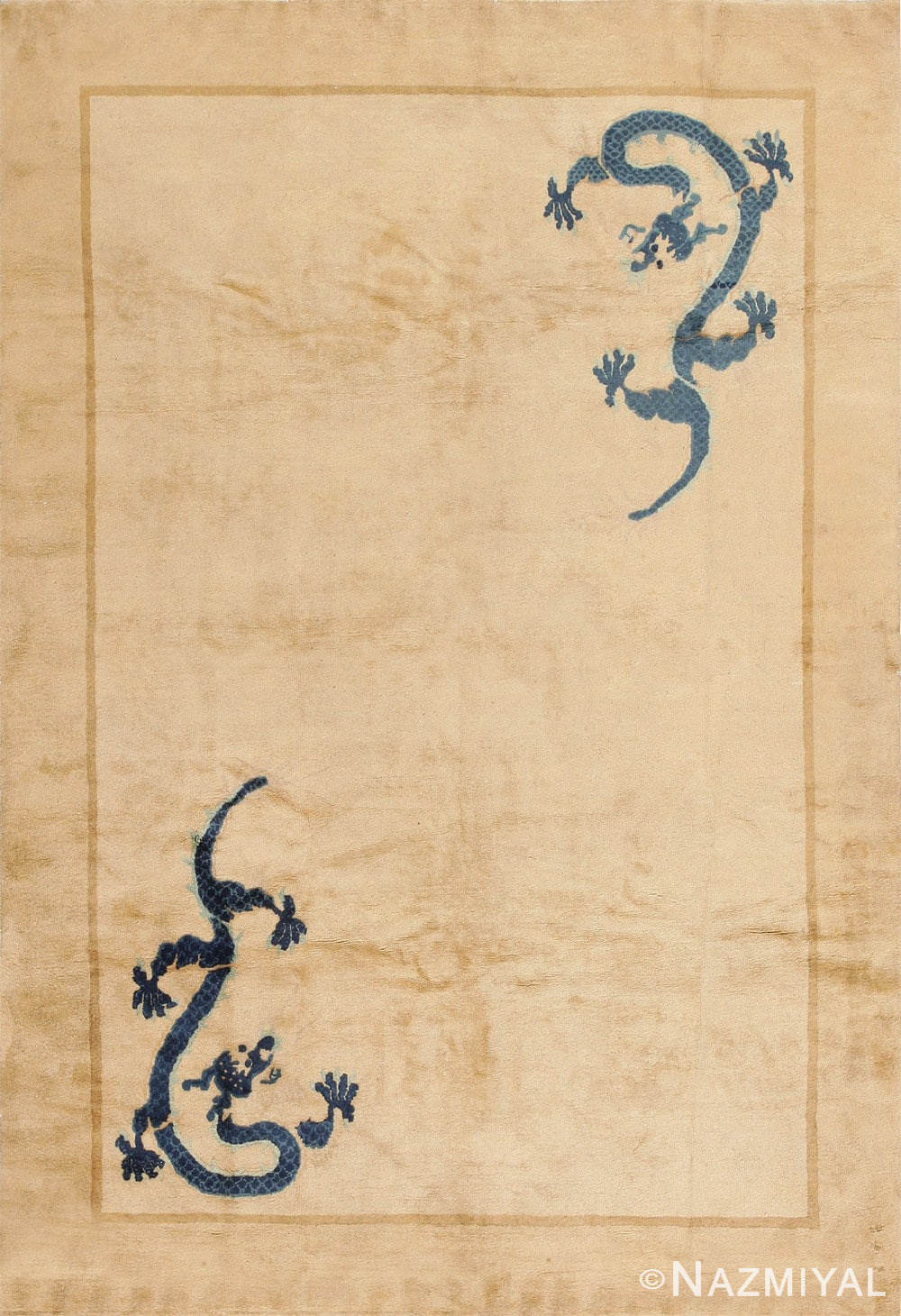 Antique Chinese Carpet 47017 Nazmiyal Antique Rugs