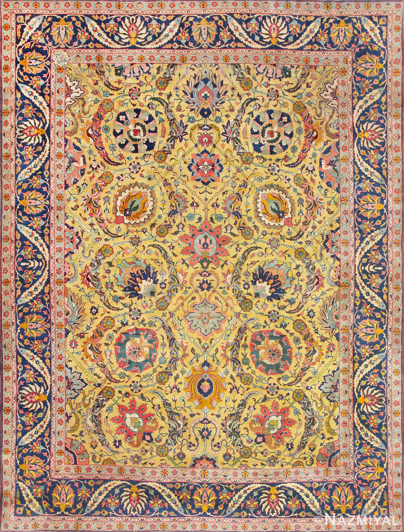 Antique Persian Sickle Leaf Carpet 47362 Large Image
