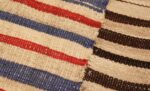 Weave detail Antique Persian Mazandaran Kilim 47341 by Nazmiyal