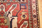 collectible tribal antique caucasian eagle kazak rug 47473 field Nazmiyal