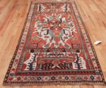 collectible tribal antique caucasian eagle kazak rug 47473 whole Nazmiyal