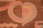 Detail Vintage French Art deco carpet signed dm 47549 by Nazmiyal