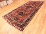 Full Colorful Eagle Kazak design Antique Tribal Persian Kurdish rug 47471 by Nazmiyal