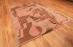 Full Vintage French Art deco carpet signed dm 47549 by Nazmiyal