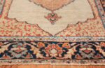 Small Antique Persian Tabriz Scatter Size Carpet 47482 Lower Border Nazmiyal
