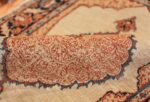 Small Antique Persian Tabriz Scatter Size Carpet 47482 Shiny Pile Nazmiyal