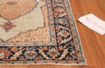 Small Antique Persian Tabriz Scatter Size Carpet 47482 Side Corner Nazmiyal