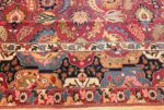vintage persian tabriz sickle leaf rug 47474 border Nazmiyal