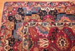 vintage persian tabriz sickle leaf rug 47474 part Nazmiyal