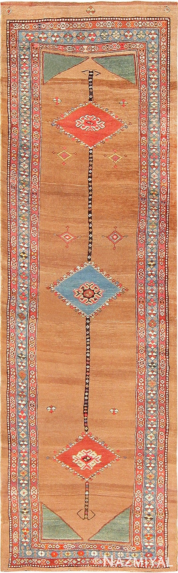 Antique Persian Serab Tribal Runner 47455 Detail/Large View