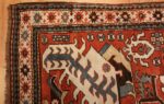 antique caucasian eagle kazak rug 47547 corner Nazmiyal