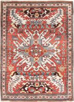 Antique Caucasian Eagle Kazak Rug 47547 Nazmiyal