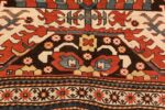 antique caucasian eagle kazak rug 47547 yellow Nazmiyal