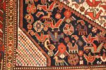 antique persian tribal afshar rug 47569 side Nazmiyal