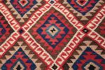 large tribal persian kilim vintage rug 47598 closeup Nazmiyal