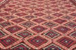 large tribal persian kilim vintage rug 47598 diamonds Nazmiyal