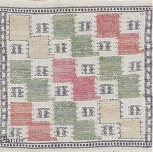Vintage Scandinavian Rug by Marta Maas 47555 Detail/Large View
