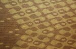 vintage swedish double sided rug 47559 circles Nazmiyal