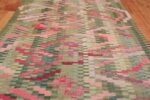 Vintage Swedish Runner Rug Signed Bice 47575 Field Low Angle Nazmiyal