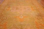 antique green turkish oushak rug 50718 full Nazmiyal