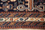 antique perpedil caucasian shirvan rug 47603 border Nazmiyal