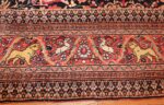 antique persian khorassan animal motif rug 47605 border Nazmiyal