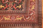 antique persian khorassan animal motif rug 47605 corner Nazmiyal