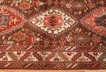 Border Tribal Antique Caucasian Kazak runner rug 47653 by Nazmiyal